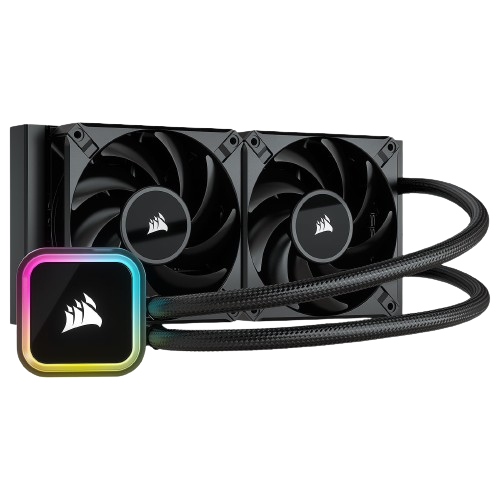 Watercooling Corsair AIO RGB avec radiateur double ventilateur pour refroidissement CPU performant et silencieux PC gaming