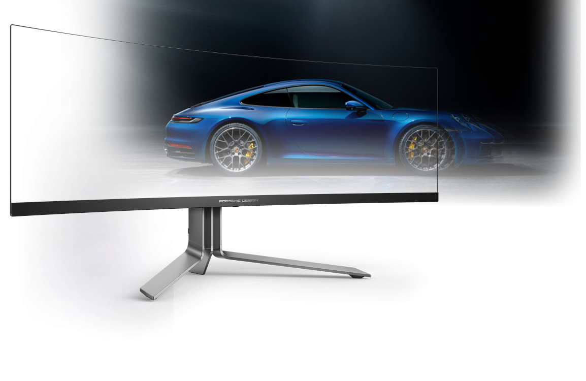 Temps de réponse ultra-rapide de 0,03 ms GTG pour une réactivité instantanée et une élimination totale du flou de mouvement sur l'écran AOC Porsche Design chez FlowUP