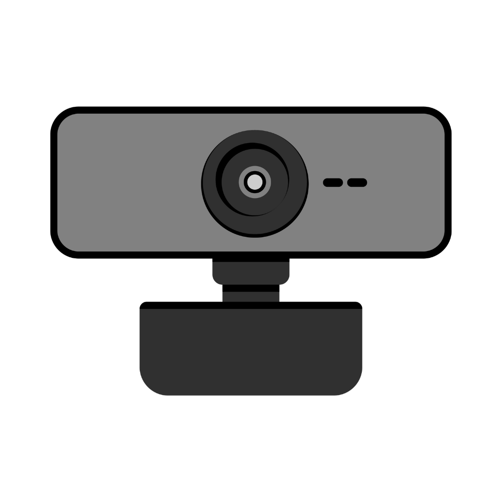 Symbole de facecam, caméra pour choisir des périphériques pour pc gamer FlowUP