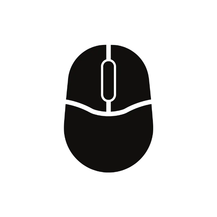 Symbole de souris pour choisir des périphériques pour pc gamer FlowUP 