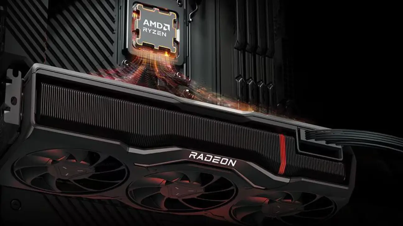 Technologie AMD Smart Access Memory activée sur le PC gamer FREEZER RADEON™ RX 9070 XT FlowUP avec carte graphique Radeon et processeur Ryzen pour performances gaming optimisées