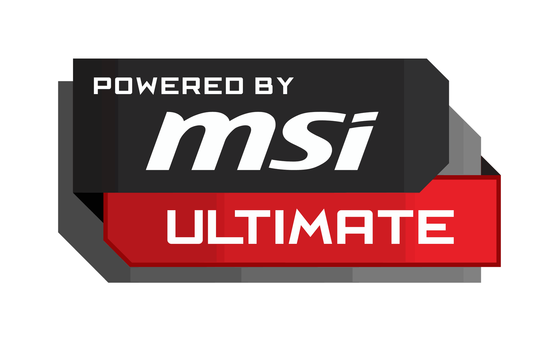 Badge Powered by MSI Ultimate pour PC gamer FlowUP