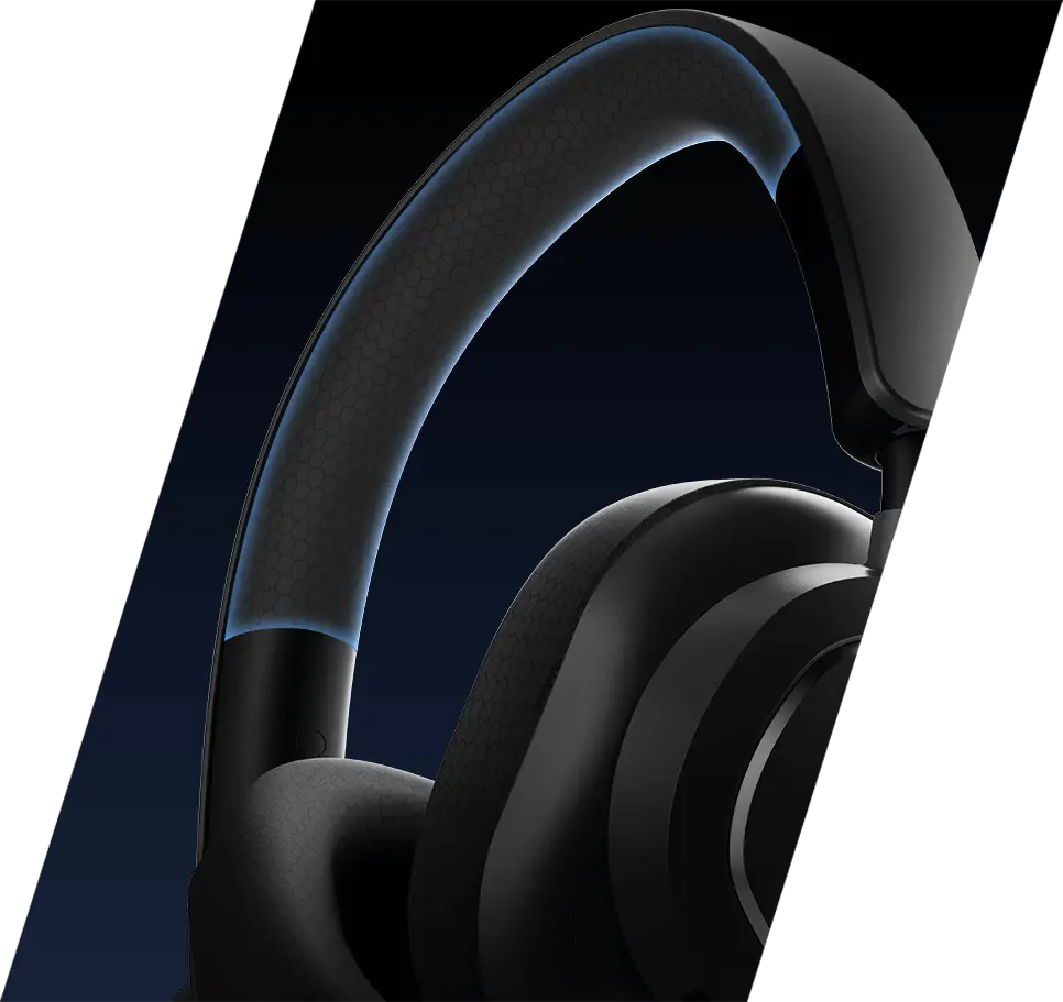 Arceau avec revêtement en maille rembourrée du casque MSI Maestro 300 pour un confort supérieur lors des sessions de jeu chez FlowUP