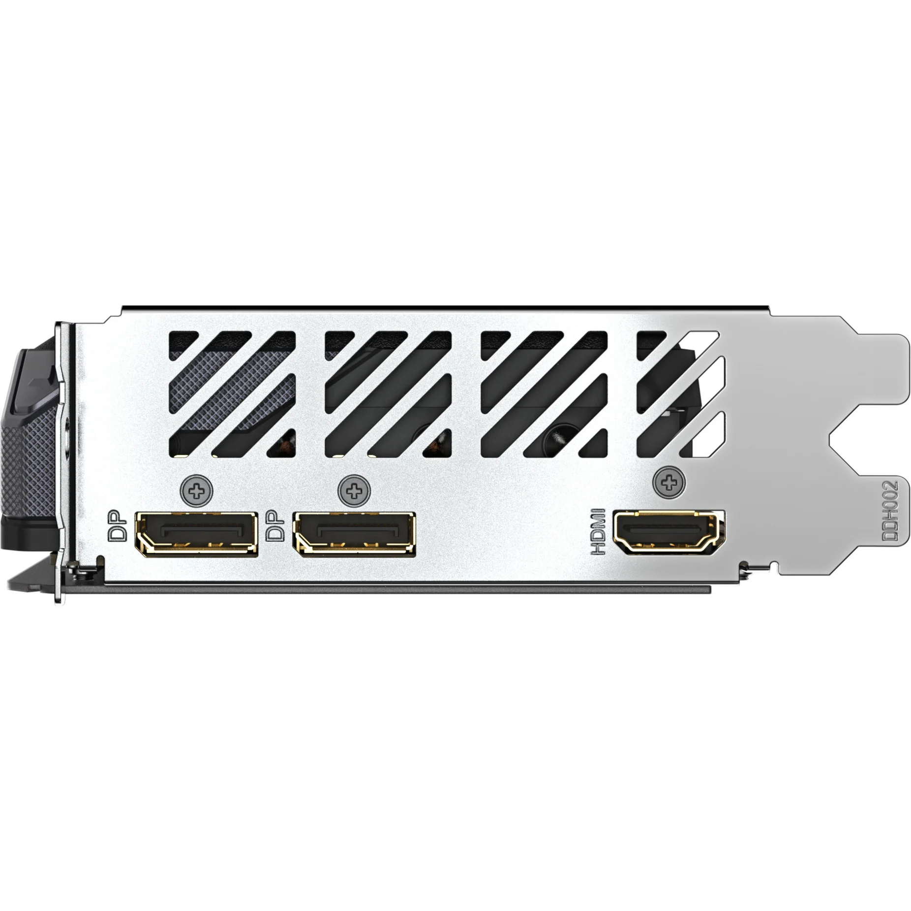 PC gamer Rift Radeon™ RX 9060 XT – connectiques carte graphique avec ports HDMI et DisplayPort pour gaming 1080p et QHD