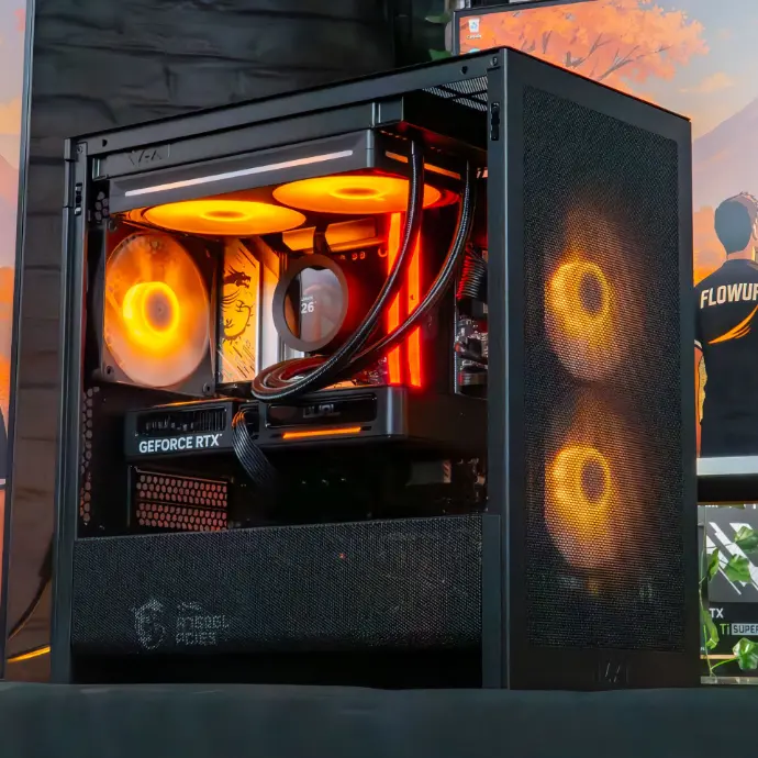 PC gamer FlowUP x NZXT performante pour 1080p et 1440p avec boîtier NZXT