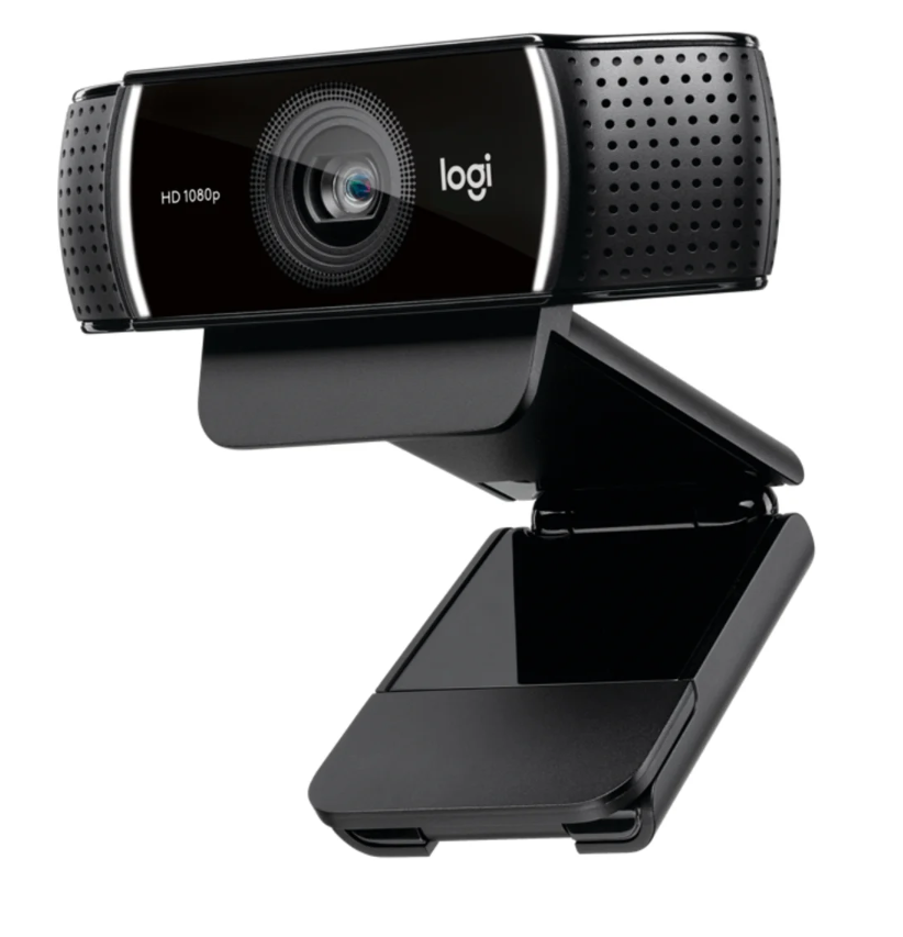 Webcam Logitech C922 Pro Stream au design compact avec objectif Full HD et microphones stéréo intégrés chez FlowUP