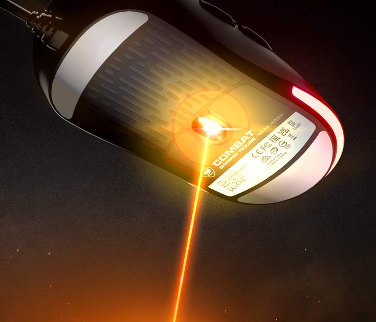 Capteur optique haute précision de 8000 DPI de la souris ultra-légère du pack COUGAR COMBAT pour une visée chirurgicale chez FlowUP