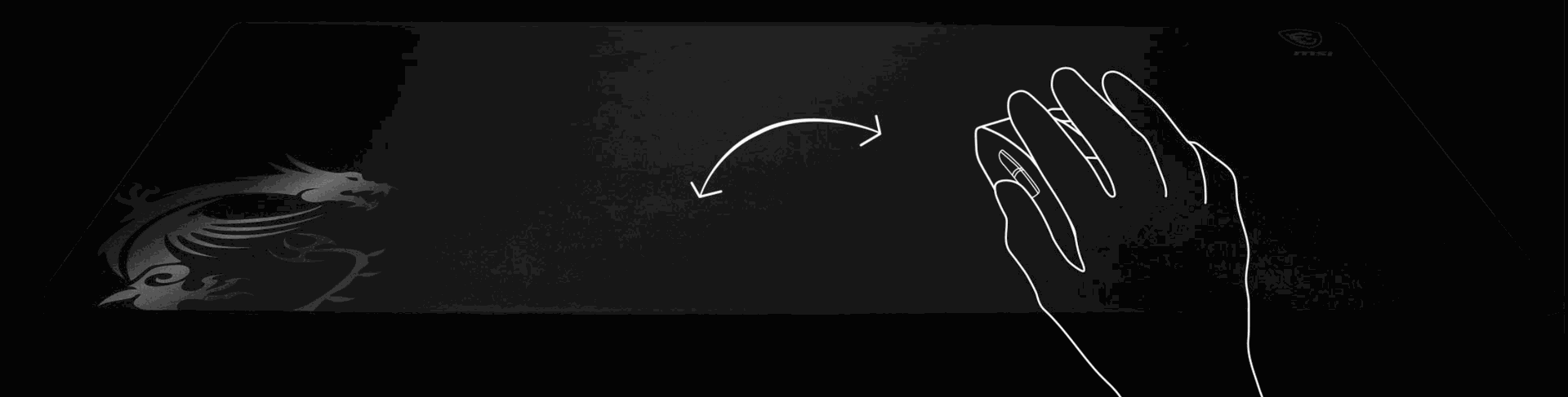 Tapis MSI Agility GD70 : surface Silk Gaming ultra-confortable à 28 mailles par pouce pour une glisse fluide chez FlowUP