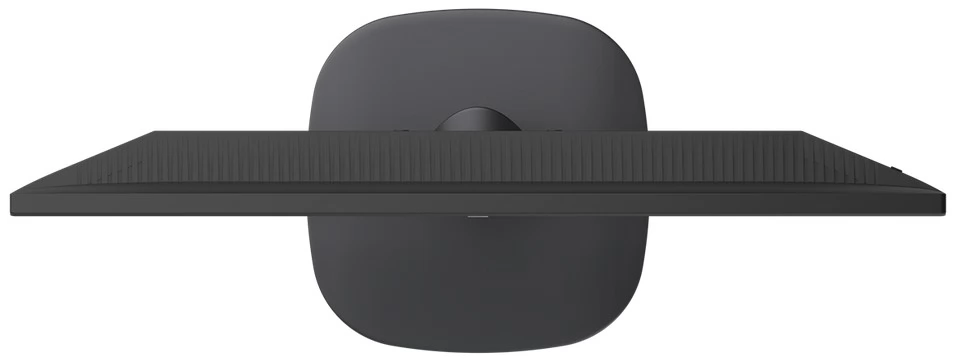 Vue de dessus du moniteur Cooler Master GA2701S montrant la finesse de la dalle et la forme compacte de son socle chez FlowUP