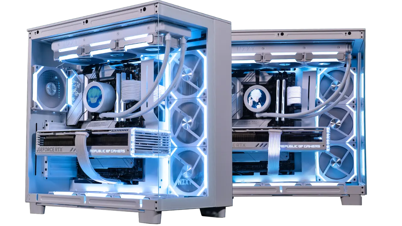 PC Kraken sur mesure FlowUP avec boîtier NZXT et configuration haut de gamme