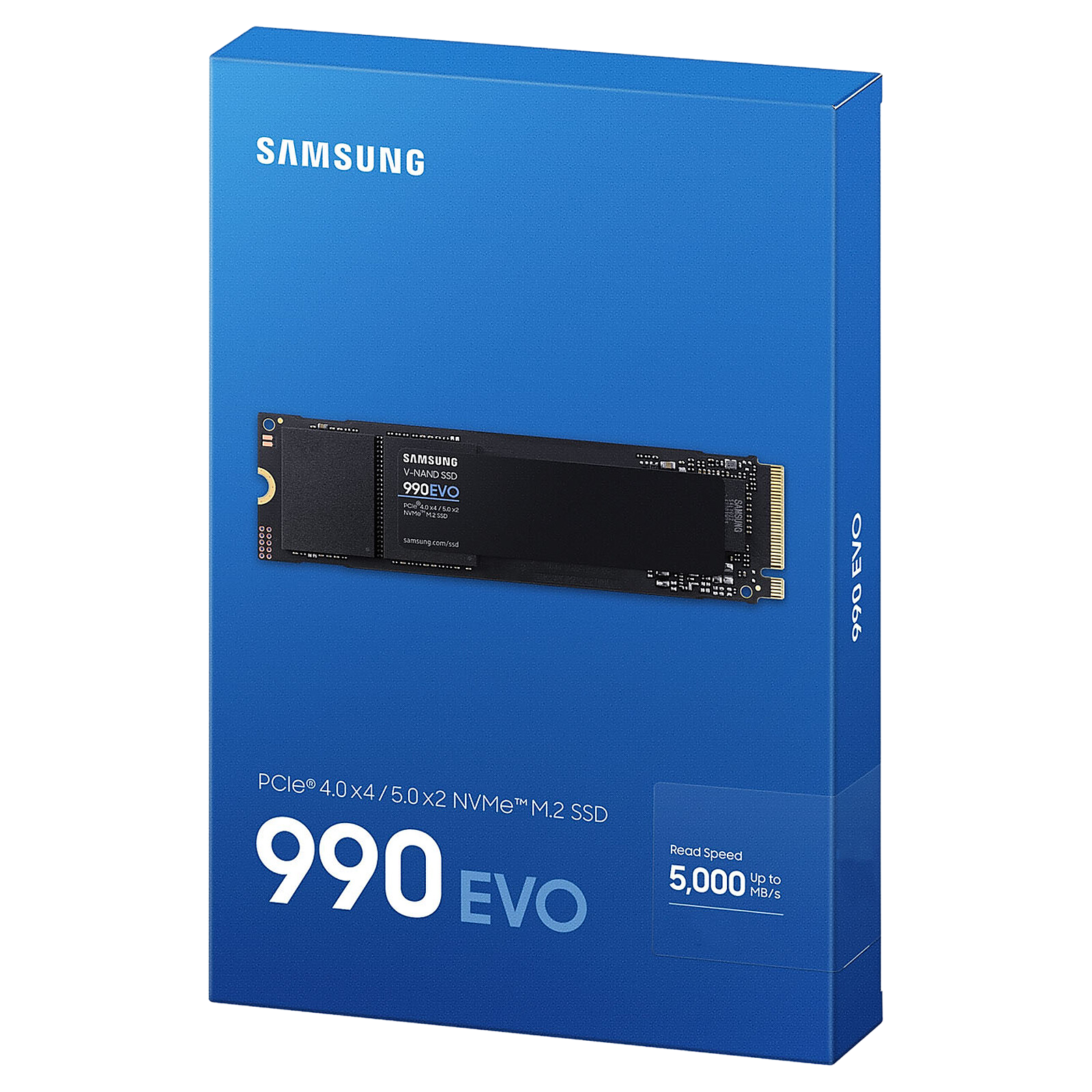 SSD Samsung 990 EVO NVMe M.2 haute performance pour réduire les temps de chargement sur votre PC gamer FlowUP