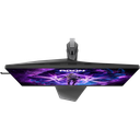 Vue de dessus de l'écran PC gamer AOC AGON PRO AG256FS montrant la finesse de la dalle et le pied ergonomique pour setup FlowUP