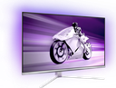 Écran PC gamer Philips Evnia 32 pouces QD OLED 4K UHD 240Hz design blanc premium pour setup gaming haute performance