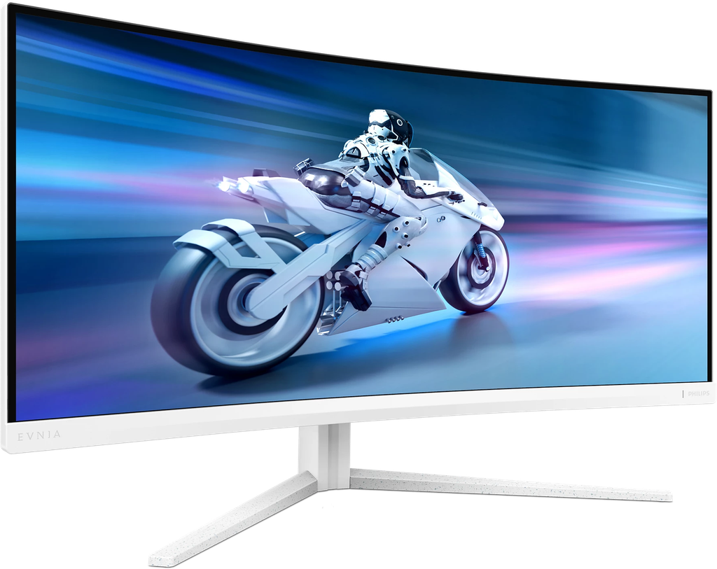 Écran PC gamer incurvé PHILIPS EVNIA 34 pouces UWQHD 180Hz dalle Fast VA avec DisplayHDR 400 pour setup FlowUP