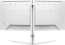 Vue arrière complète de l'écran PC gamer incurvé PHILIPS EVNIA 34 pouces blanc avec pied ergonomique pour setup FlowUP