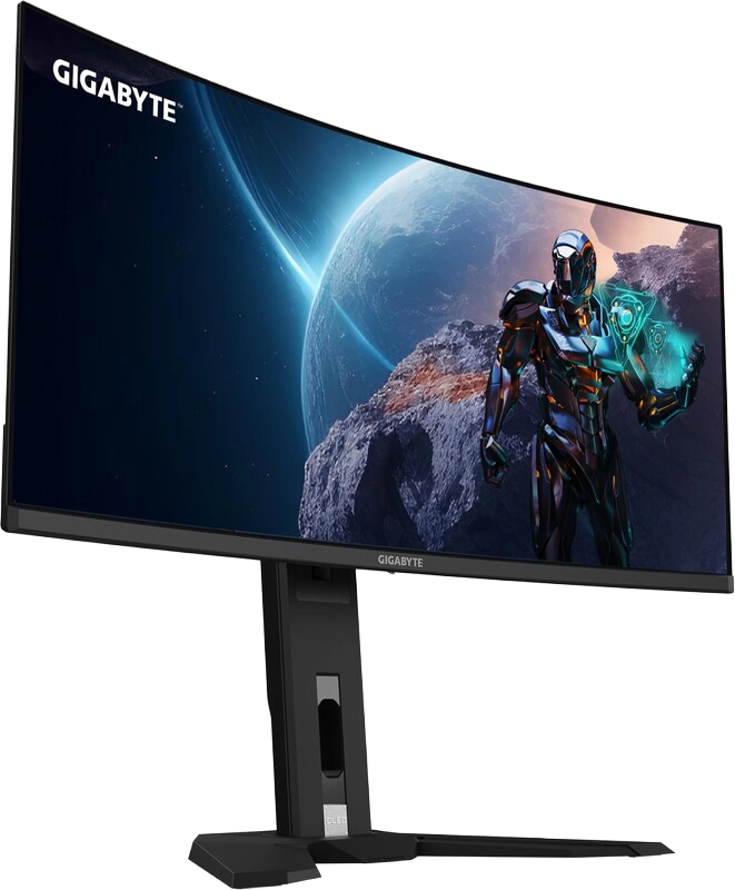 Écran PC gamer Gigabyte MO34WQC2 34 pouces incurvé QD OLED 240Hz WQHD 3440x1440 ultra immersif pour setup gaming performant