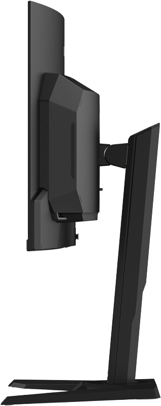 Profil écran PC gamer Gigabyte MO34WQC2 34 pouces incurvé QD OLED 240Hz bras réglable ergonomique design fin gaming