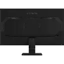 Vue arrière de l'écran PC gamer Gigabyte montrant son design noir mat robuste, le logo de la marque et les fentes d'aération supérieures