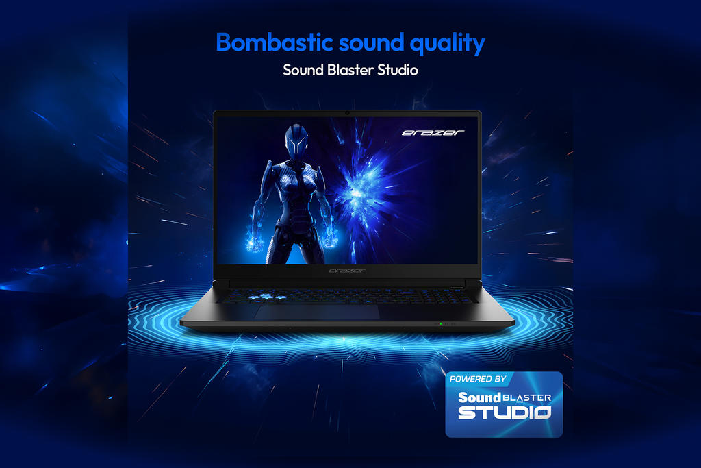 ERAZER Scout 17" E1 / RTX 5050 / I5 13420H / 16GB DDR5 / 144Hz